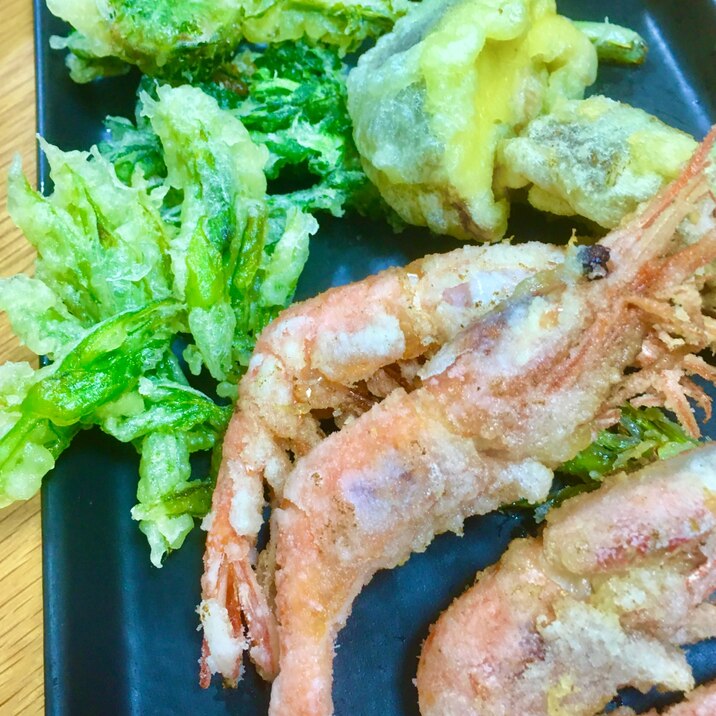 丸ごとカリッと！甘エビのから揚げ